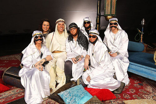 Arabian Secrets Themafeest gasten verkleden en props